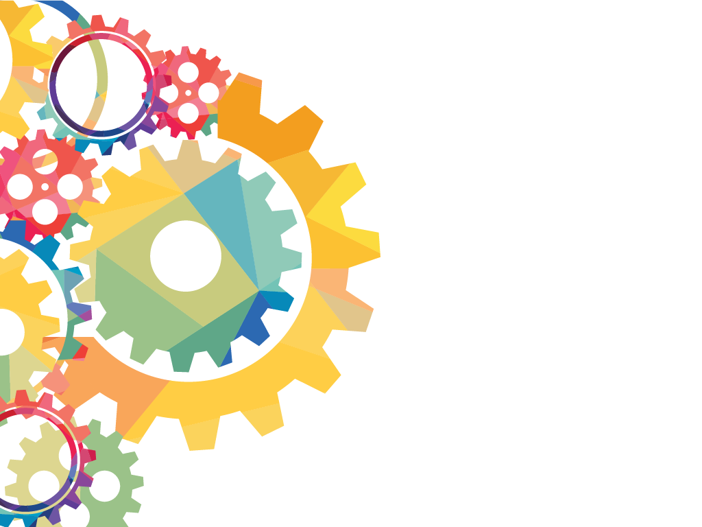 Gears with the text "read the standards"